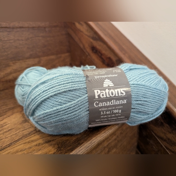 Teal Yarn 170g/6 Oz Yarnspirations Patons Canadiana - Picture 1 of 4